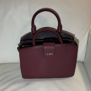 DKNY Deep Burgundy Sholder Bag